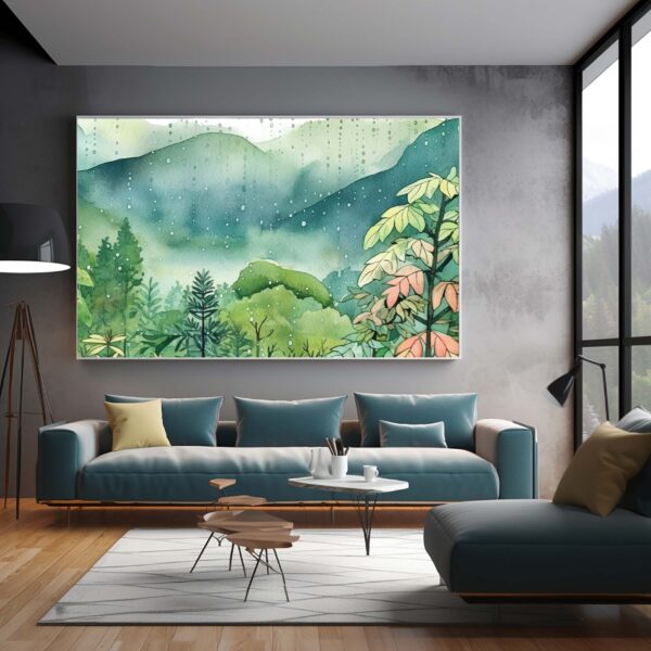Abstract Mountain Natural Scenery Wall Art