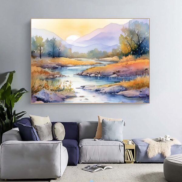 Abstract Mountain Printable Art Set 024