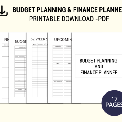 Budget Planning and Financial Planner