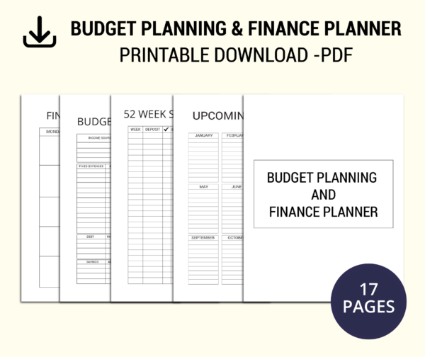 Budget Planning and Financial Planner