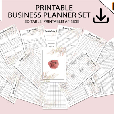 Printable Business Planner Set