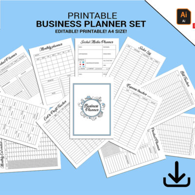 Printable Business Planner Set