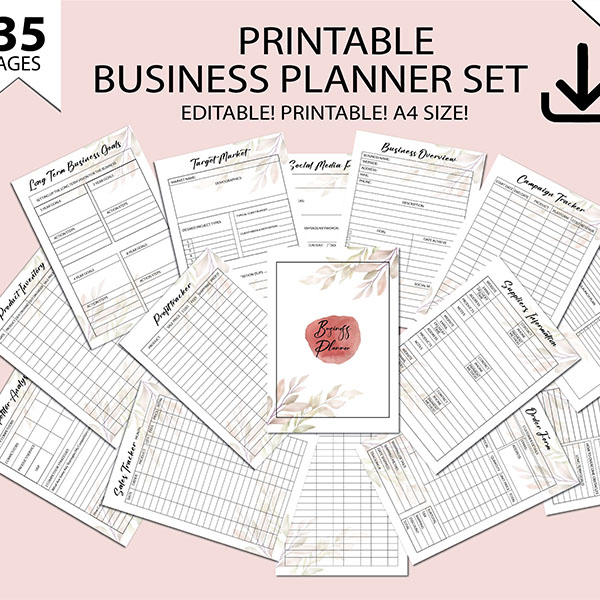 600-600 business planner