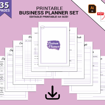 Printable Business Planner Set