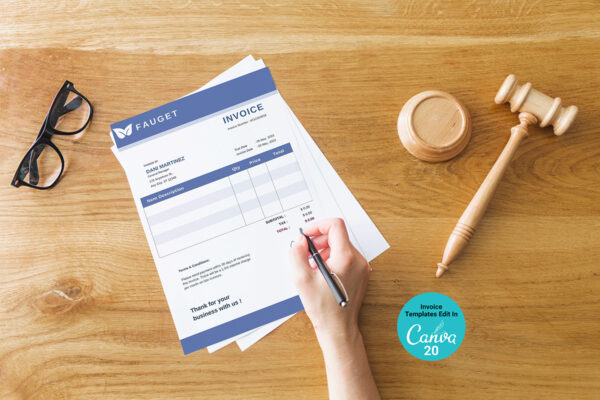 Invoice Template - CANVA invoice template