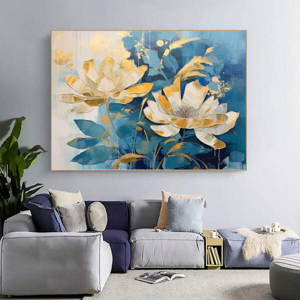 Abstract Natural Flower Wall Art