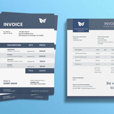 Invoice Template -CANVA invoice template