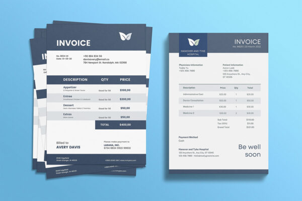 Invoice Template -CANVA invoice template
