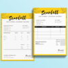 Invoice Template -CANVA invoice template