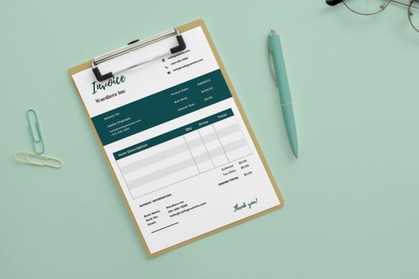 Invoice Template -CANVA invoice template