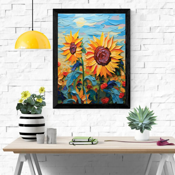 Sunflower canvas prints wall art 08