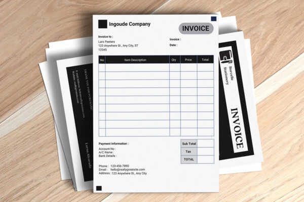 Invoice Template -CANVA invoice template