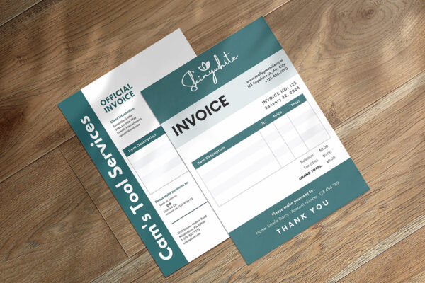 Invoice Template -CANVA invoice template