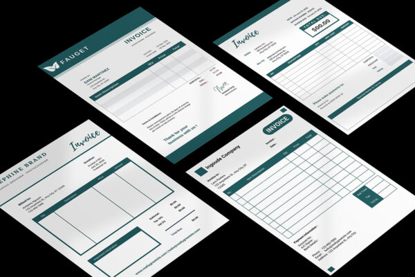 Invoice Template -CANVA invoice template