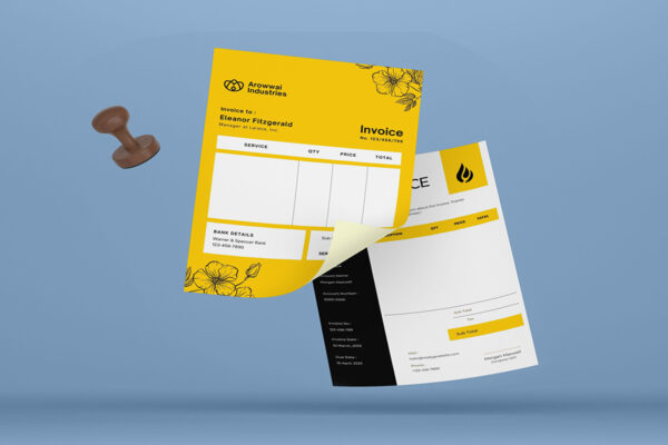 Invoice Template -CANVA invoice template