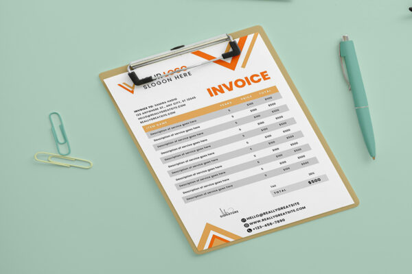 Invoice Template -CANVA invoice template