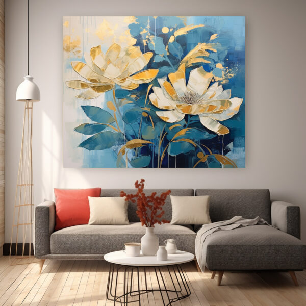 Abstract Natural Flower Wall Art