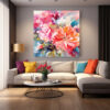 Printable Abstract Flower Wall Art 09