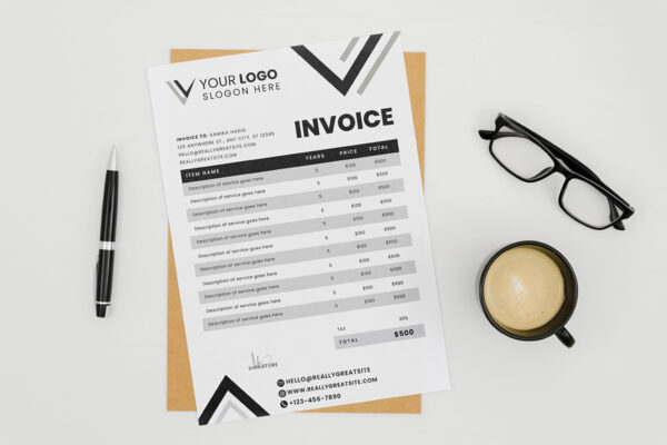 Invoice Template -CANVA invoice template