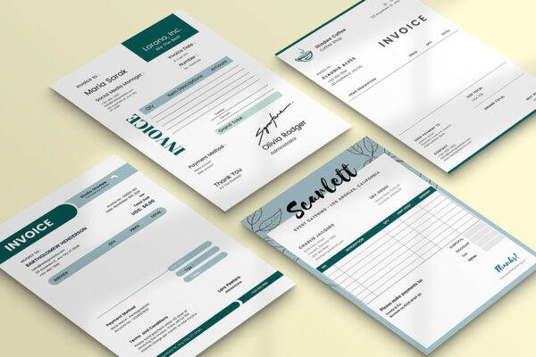 Invoice Template -CANVA invoice template