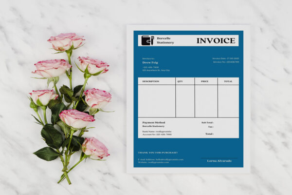 Invoice Template -CANVA invoice template