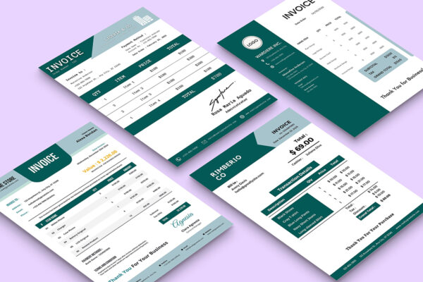 Invoice Template -CANVA invoice template
