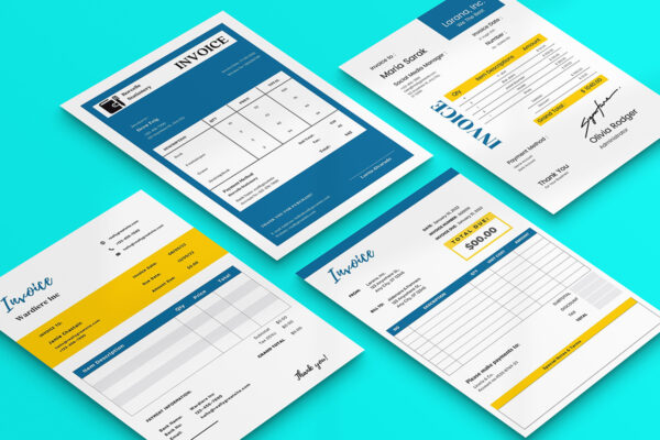Invoice Template -CANVA invoice template