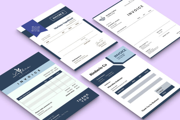 Invoice Template -CANVA invoice template
