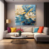 Abstract Colorful Flower Wall Art 011