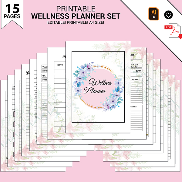 600-600 wellness planner