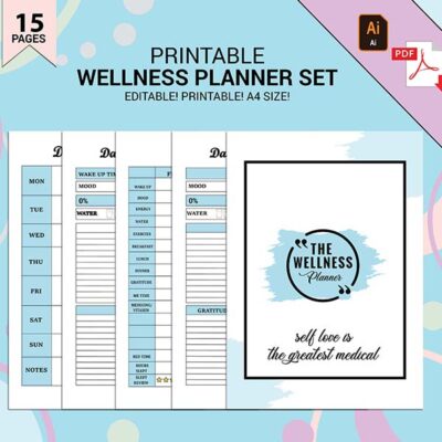 600-600 wellness planner