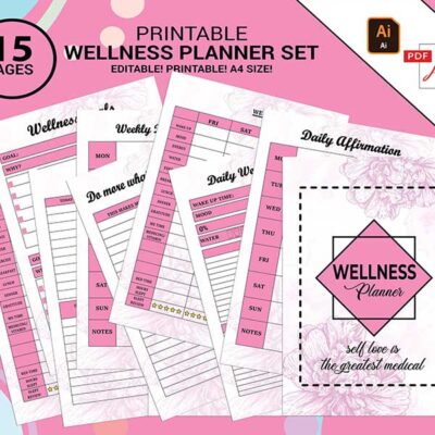 600-600 wellness planner