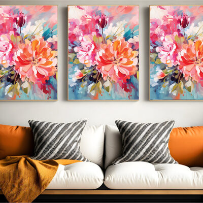 flower wall art