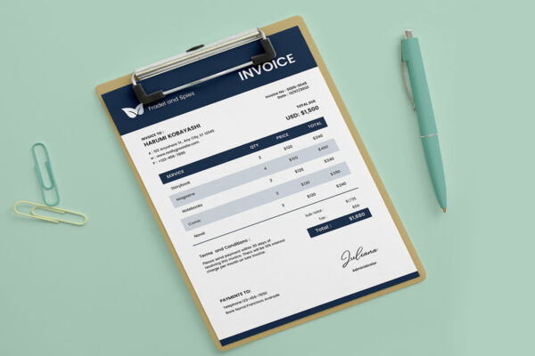 Invoice Template -CANVA invoice template