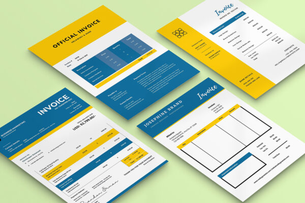 Invoice Template -CANVA invoice template