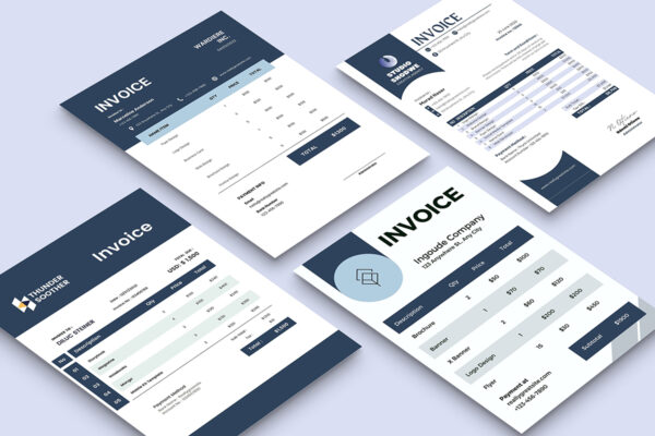 Invoice Template -CANVA invoice template