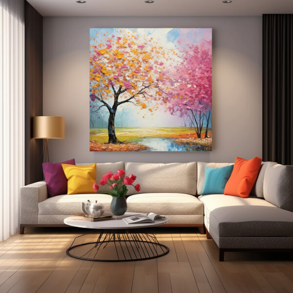 Colorful Natural  Tree Wall Art Printable 016