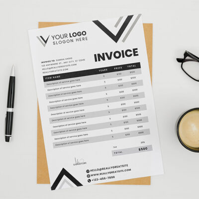 Invoice Template -CANVA invoice template