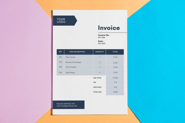 Invoice Template -CANVA invoice template