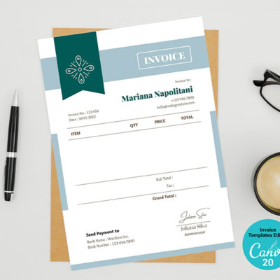 Invoice Template -CANVA invoice templateInvoice Template -CANVA Invoice Template -CANVA invoice template