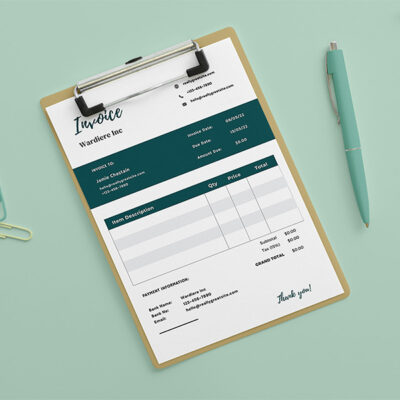 Invoice Template -CANVA invoice template