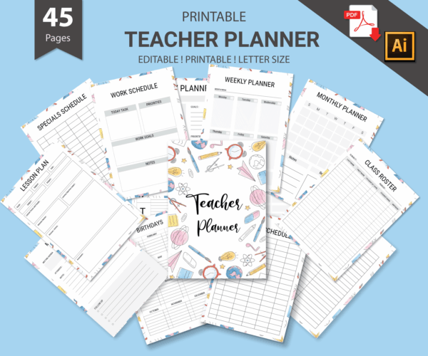 Printable Teacher Planner (03)