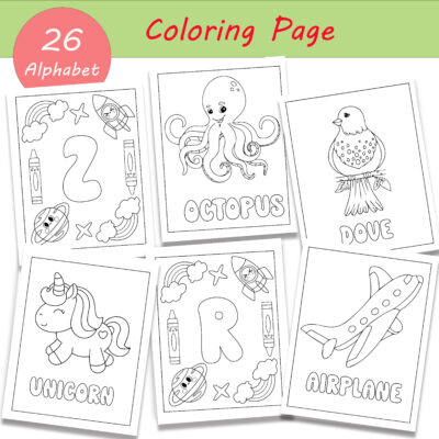 ABC Coloring book for kids