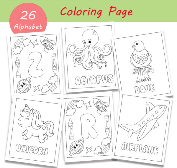 ABC Coloring book for kids