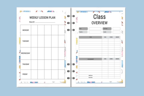 mockup 3 Printable Teacher Planner-DP019