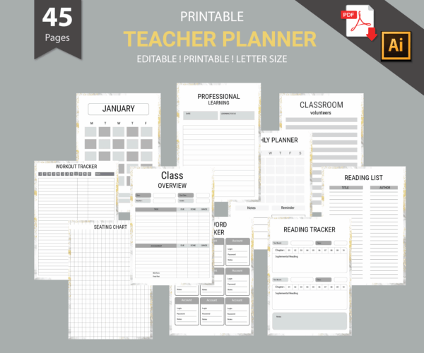 mockup-5 Printable Teacher Planner-DP021