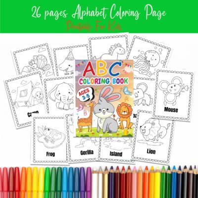 ABC Coloring book for kids