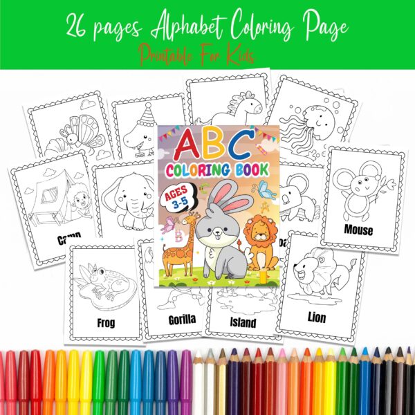 ABC Coloring book for kids