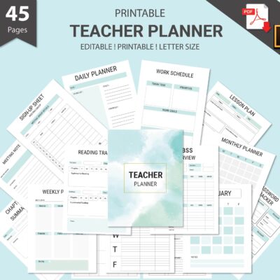 Printable Teacher Planner