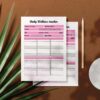 Printable Wellness Planner-DP014